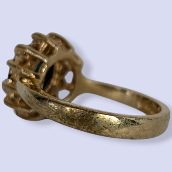 Vintage Glass Stone Costume Ring - Picture 6 of 9